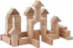 SpielMaus Holz Naturbausteine 100 Stck Деревянные строительные блоки SpielMaus 100 шт.