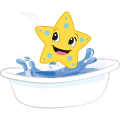 ABC Badeplusch Seesterne плюшевая морская звезда для ванны ABC