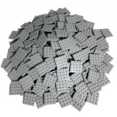 LEGO LEGO Hellgraue 4x4 Platten - flache Platten - Light Bluish Grey Plate 3031 Stuckzahl 500x LEGO Светло-серые пластины 4x4 - Плоские пластины - Светло-голубовато-серая пластина 3031 шт. 500x