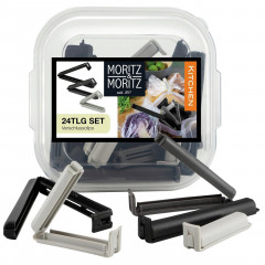 Moritz &amp; Moritz Moritz &amp; Moritz Verschlussclips 24-tlg. klar Зажимы Moritz &amp;amp; Moritz 24 шт.