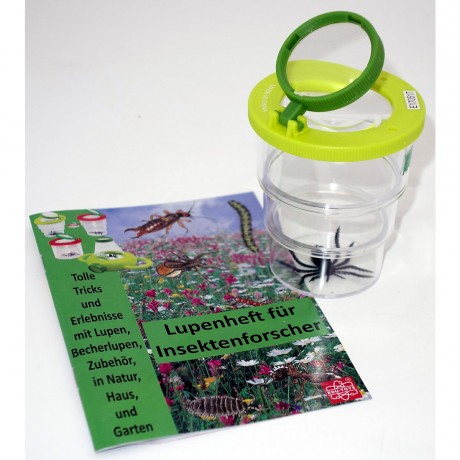 MEDUP Teleskopkescher mit faltbarer Becherlupe Телескопическая сетка со складной лупой