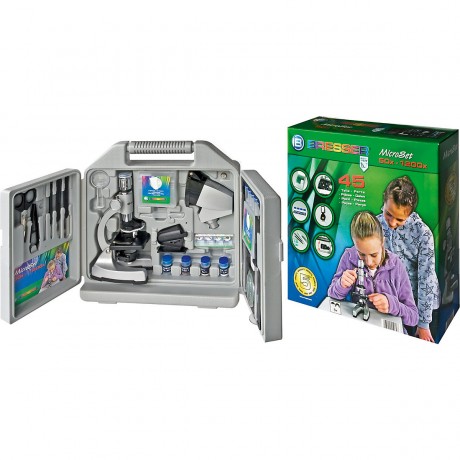 Bresser Mikroskop-Set 300x-1200x mit Koffer Набор микроскопов 300x-1200x с футляром