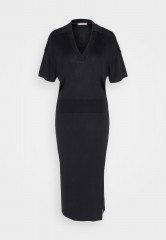 Tommy Hilfiger OPEN POLO BLOUSSON MIDI DRESS Jumper dress desert sky ПЛАТЬЕ МИДИ OPEN POLO BLOUSSON Платье-джемпер небо пустыни