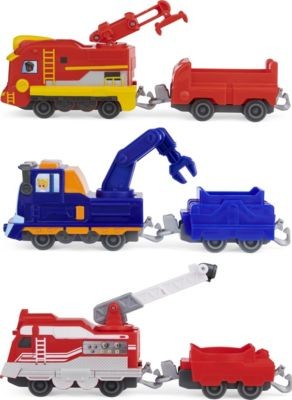 Spin Master Mighty Express Push-and-Go Zuge 3er Set Поезда Mighty Express Push and Go, набор из 3 шт.