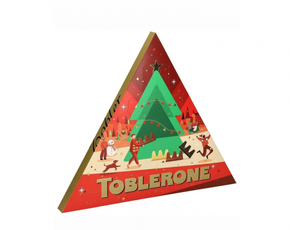 Адвент-календарь Toblerone 2025, 25 сладких сюрприза, 200 г, 43 см х 43 см х 3 см