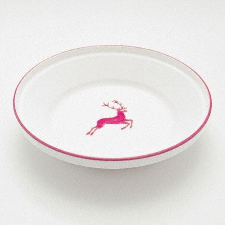 Gmundner Keramik Gmundner Keramik Bordeauxroter Hirsch Reifschussel ohne Henkel d: 28 cm / h: 6,6 cm Миска из бордоского благородного оленя Gmundner Ceramics без ручки d: 28 см / высота: 6,6 см