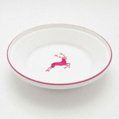 Gmundner Keramik Gmundner Keramik Bordeauxroter Hirsch Reifschussel ohne Henkel d: 28 cm / h: 6,6 cm Миска из бордоского благородного оленя Gmundner Ceramics без ручки d: 28 см / высота: 6,6 см