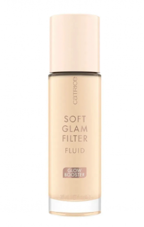 Catrice Soft Glam Filter Glow 002 Fair, 30ml, Тональный флюид для лица лёгкое покрытие, сияющий эффект, оттенок 002 Fair, 30 мл