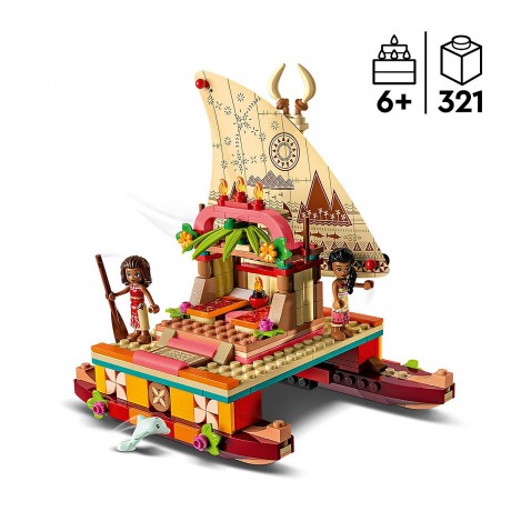 LEGO LEGO Disney Princess 43210 Vaianas Katamaran LEGO Disney Princess 43210 Катамаран Мойаны