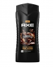 AXE 3-in-1 Duschgel & Shampoo Dark Temptation XL 400ml, Питательный Гель для душа и шампунь 3-в-1 Dark Temptation для тела, лица и волос с cочетанием Темного Шоколада и Перца и Пряным Ароматом, 400 мл