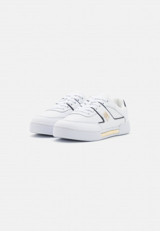Tommy Hilfiger PREP COURT  Trainers white/raw blue ПОДГОТОВИТЕЛЬНАЯ СУДА Тренеры белый/синий