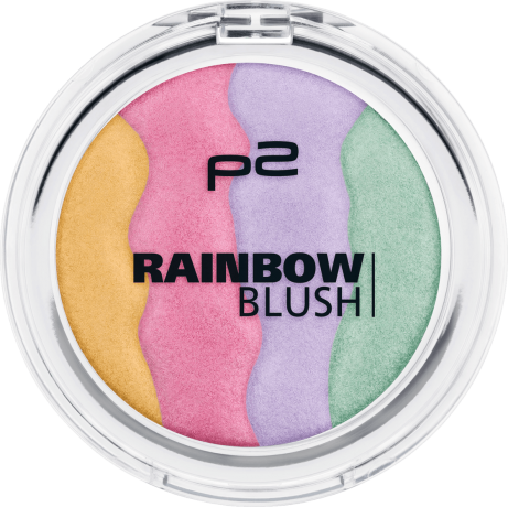 p2 cosmetics Rouge Румяна rainbow blush, 6 g