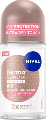 NIVEA Derma Control Clinical Deo Roll-On, 50 ml, Нивеа Дезодорант антиперспирант ролик, 2x гиалурон и витамин C, 100ч защита, 50 мл