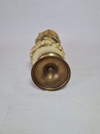 Свеча винтажная фактурная с декором "г. Мюнхен", 22 x 9 см, Германия, 1960-70гг.