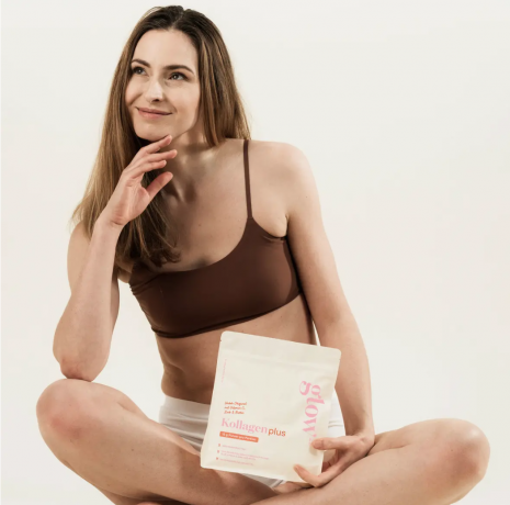 Glow25 Kollagen Plus 225g, Коллагеновый порошок с витамином C, биотином и цинком, 225 г 