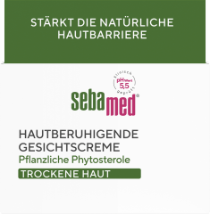 SEBAMED Hautberuhigende Gesichtscreme, 50 ml, Себамед Успокаивающий крем для лица, для раздраженной и чувствительной кожи, 50 мл