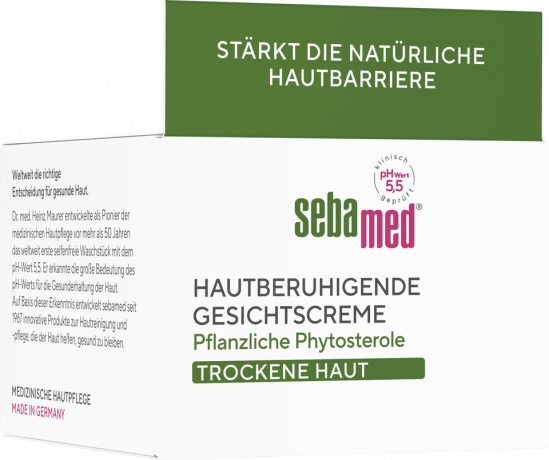 SEBAMED Hautberuhigende Gesichtscreme, 50 ml, Себамед Успокаивающий крем для лица, для раздраженной и чувствительной кожи, 50 мл