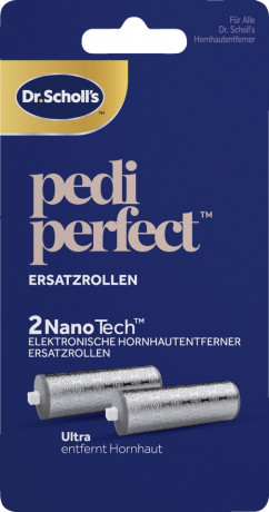 SCHOLL Nano Refill 2PK Ultra, 2 St, Шолль Сменные ролики Nano Ultra для электрической пилки, 2 шт