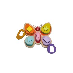 joueco Lernspielzeug Steckspiel Schmetterling Развивающая игрушка-матрешка Бабочка