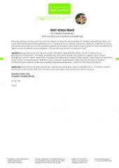 Krauterhaus Sanct Bernhardt Anti-stress Mask, 60 мл