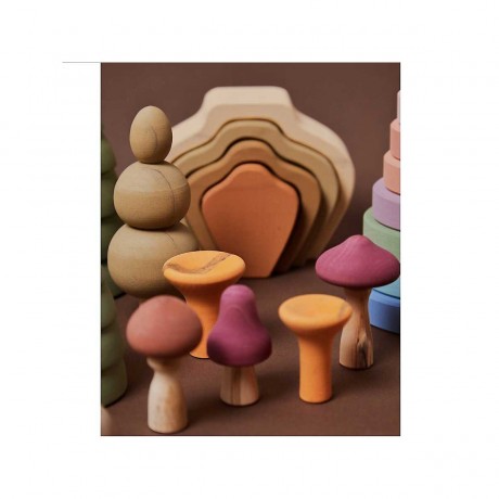 Montessori® Holzspielzeug Mushrooms Деревянные игрушечные грибы