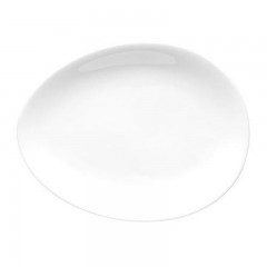 Luigi Colani Luigi Colani Porzellan Ab ovo Black &amp; White Teller oval white Set 2-tlg. 21,5 cm Luigi Colani Фарфоровая тарелка Ab ovo Black &amp;amp; White Тарелка овальная белая Набор 2 предм. 21,5 см