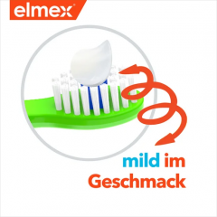 elmex Kinder Zahnpasta 2-6 Jahre 4x 50 ml Vorteilspack, Детская зубная паста Kinder с аминофторидом для молочных зубов, 2–6 лет, 4 × 50 мл