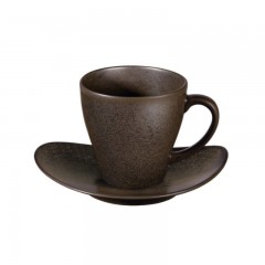 ASA SELECTION ASA Cuba Marone Tasse mit Untertasse 0,20 L / h: 9 cm Чашка ASA Cuba Marone с блюдцем 0,20 л / высота: 9 см