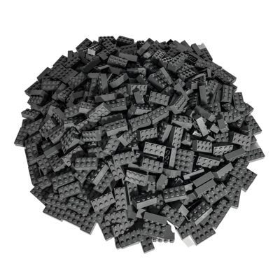 LEGO LEGO 25x Basic Steine 2x4 - Classic 3001 - Dunkelgrau LEGO 25x Basic Bricks 2x4 — Classic 3001 — темно-серый
