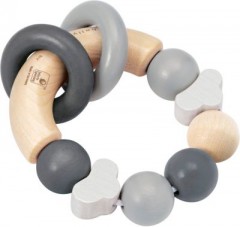 Selecta bellybutton Glucksgriff grau Greifling пупок лаки хват серый хватательная игрушка