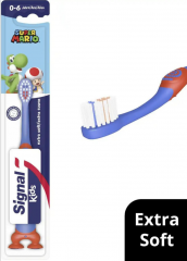 Signal Kids Zahnburste Extra Soft 0-6 jahre, Детская Зубная щётка 0-6 лет, очень мягкая, с присосками