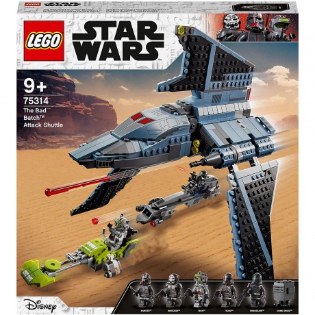 LEGO Star Wars 75314 Angriffsshuttle aus The Bad Batch ЛЕГО Штурмовой шаттл Бракованной Партии
