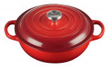 Le Creuset LE CREUSET Br\u00e4ter  22cm kirschrot SIGNATURE rot LE CREUSET бройлер 22см вишнево-красный SIGNATURE