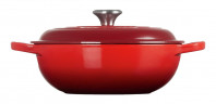 Le Creuset LE CREUSET Br\u00e4ter  22cm kirschrot SIGNATURE rot LE CREUSET бройлер 22см вишнево-красный SIGNATURE