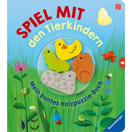 Ravensburger Spiel mit den Tierkindern Играйте с детьми животных