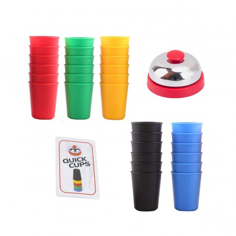 frler frler Quick Cups Becher Stapelspiel Aktionsspiele fur Kinder frler Quick Cups кружка складывания игры экшн игры для детей