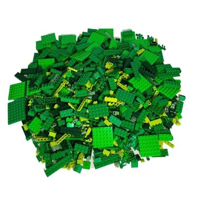 LEGO LEGO Steine gemischt - BRANDNEU - 1.000x, Grun LEGO Bricks Mixed — СОВЕРШЕННО НОВЫЙ — 1000x, зеленый