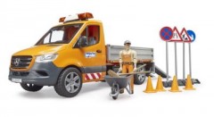 Bruder Mercedes Benz Sprinter Kommunal mit Fahrer Licht  Sound Mercedes Benz Sprinter муниципальный со звуком подсветки водителя