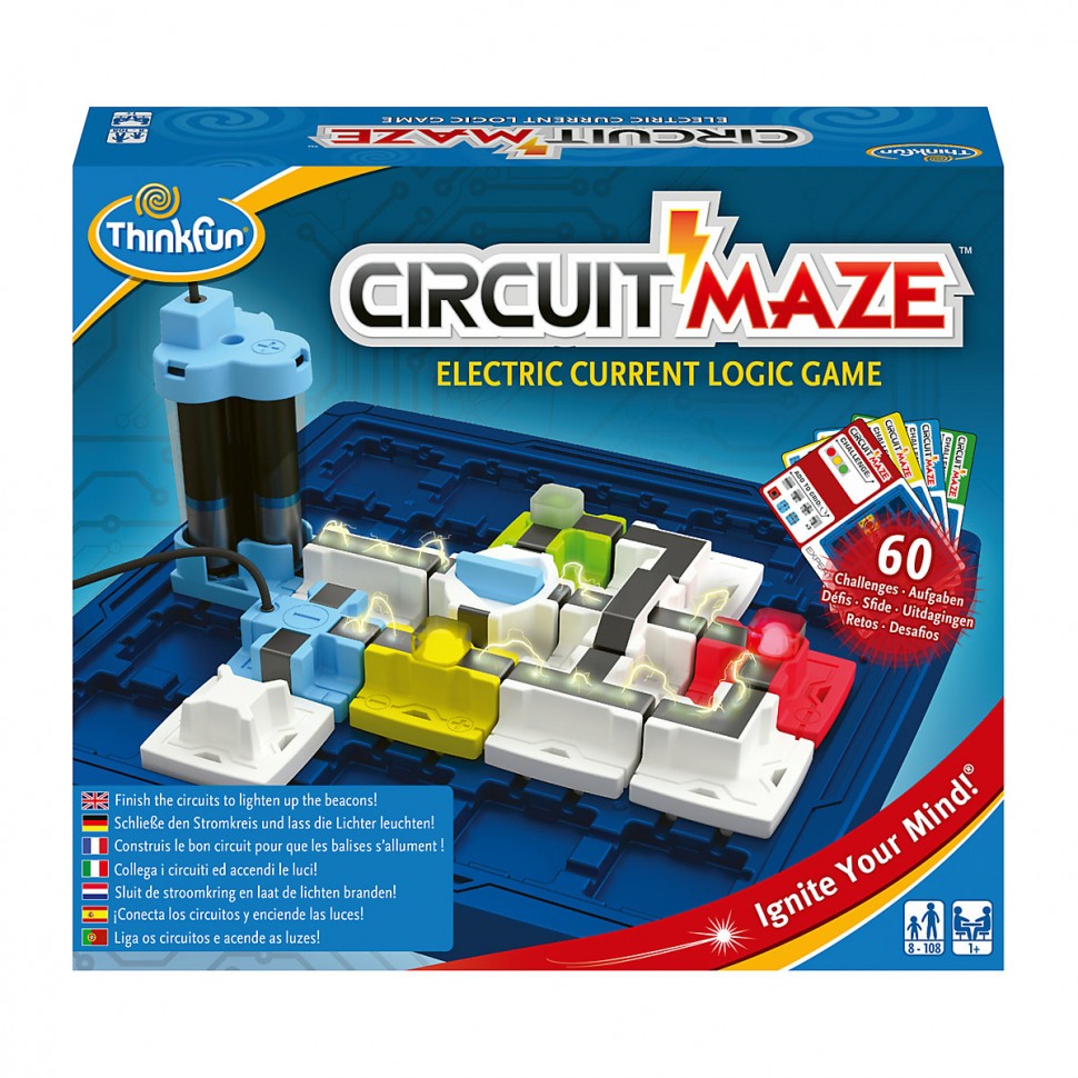 Купить Ravensburger Thinkfun Circuit Maze Лабиринт Thinkfun Circuit в  интернет-магазине Diskontshop.eu Германия всего за 4 563 руб. в