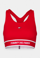 Tommy Hilfiger MID TAPE BRA Medium support sports bra primary red MID TAPE BRA Спортивный бюстгальтер со средней поддержкой первичный красный