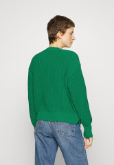 Tommy Hilfiger ORG BUTTON Jumper courtside green КНОПКА ORG перемычки зеленый корт