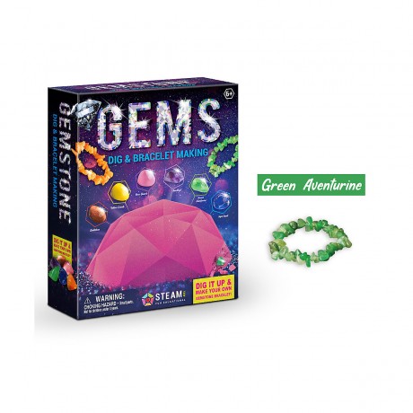 Spielzeug fur archaologische Ausgrabungen Naturliches Mineral-Edelstein-DIY-Armband Археологические раскопки игрушка натуральный минерал драгоценный камень DIY браслет