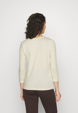 Tommy Hilfiger Long sleeved top white dove heather Топ с длинными рукавами белый голубь вереск