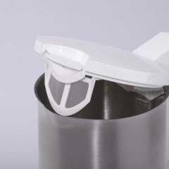 Cloer Cloer Wasserkocher 4721, 1L Kabelaufwicklung 2.000W Automatische Abschaltung Weiss  Чайник Cloer 4721, 1 л, устройство для сматывания кабеля, 2000 Вт, автоматическое отключение, белый