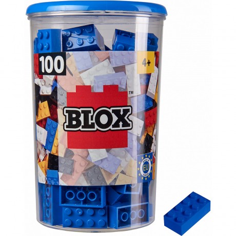 Simba Blox 100 blaue 8er Steine in Dose Simba Blox 100 синий 8 кирпичей в жестяной банке