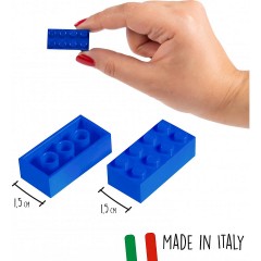 Simba Blox 100 blaue 8er Steine in Dose Simba Blox 100 синий 8 кирпичей в жестяной банке