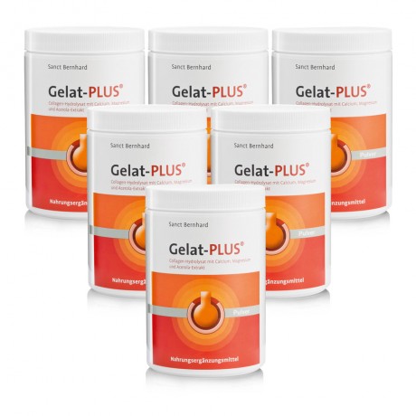 Krauterhaus Sanct Bernhardt Gelat-PLUS powder · 6x 475 g6 jars each 475 g на 6 months