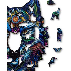 ANIWOOD Holz-Puzzle Wolf L (200 Teile) Пазл деревянный Волк L (200 деталей)
