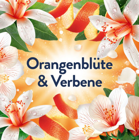 Lenor Weichspuler Orangenblute & Verbene 71 WL, Кондиционер для белья с ароматом цветков апельсина и вербены, 71 загрузка (1596мл)