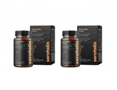 serotalin Active MEN 60st x 2packs, Витамины для мужчин, энергия и выносливость, аминокислоты и растительные экстракты, 2 уп х 60 шт